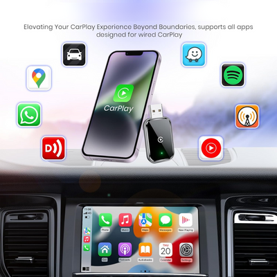 Wireless CarPlay Adapter For IPhone Easy Setup And Connectivity