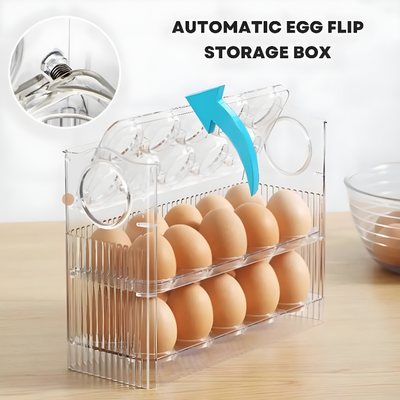 Egg Storage Holder Rack Kitchen Countertop Organizer Tray