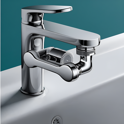 Flexible Faucet Sprayer Attachment For Easy Kitchen Cleaning And Washing