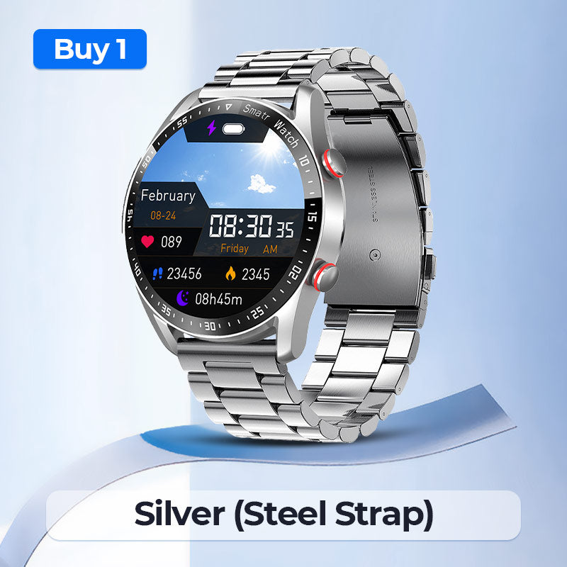 Multifunctional Smart Watch Health Monitor Compatible With IOS Android