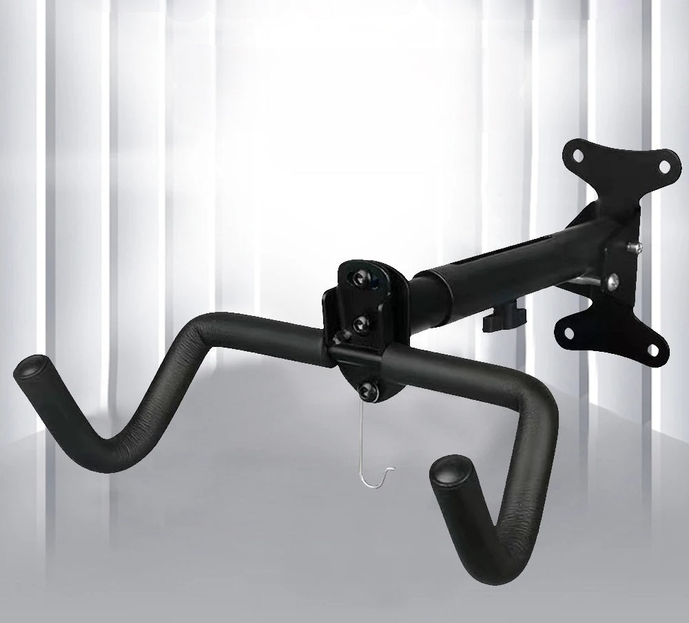 Bike Wall Mount Rack Foldable Bicycle Hanger With Rim Protection