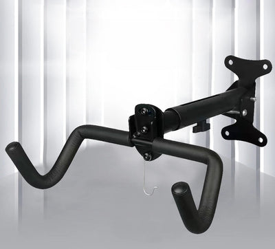 Bike Wall Mount Rack Foldable Bicycle Hanger With Rim Protection