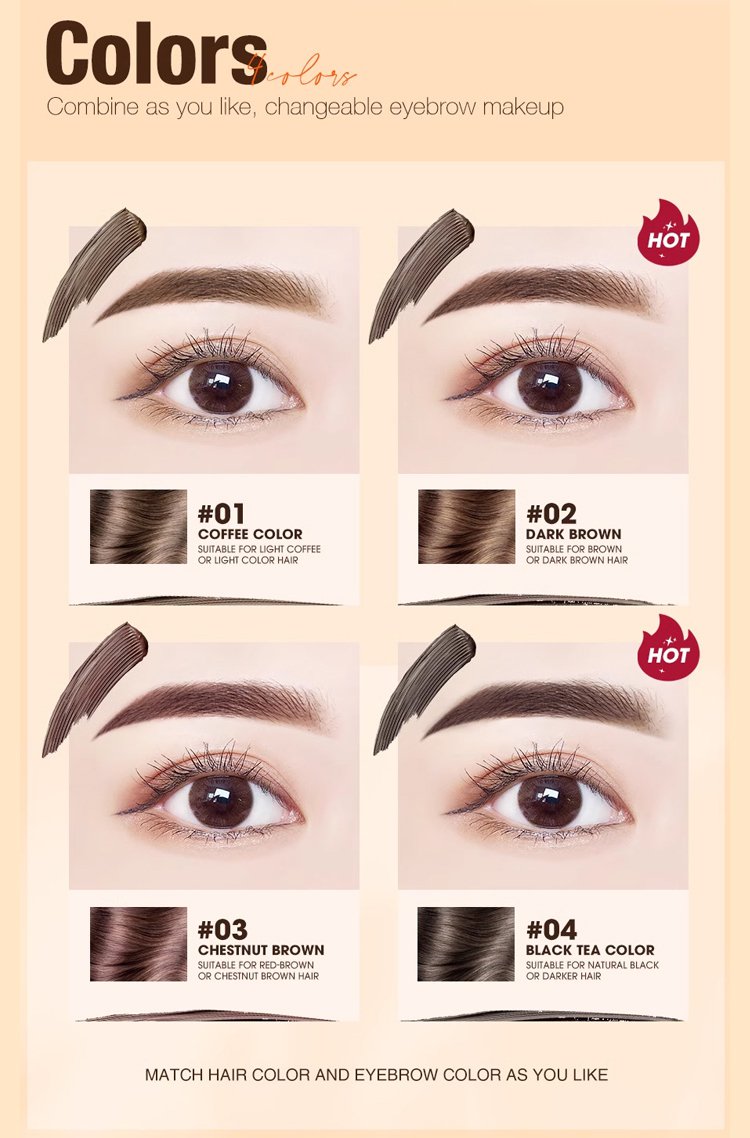 Waterproof Eyebrow Cream Long Lasting Smudge Proof Formula