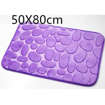 3D Cobblestone Carpet Floor Mat For Bedroom And Living Room