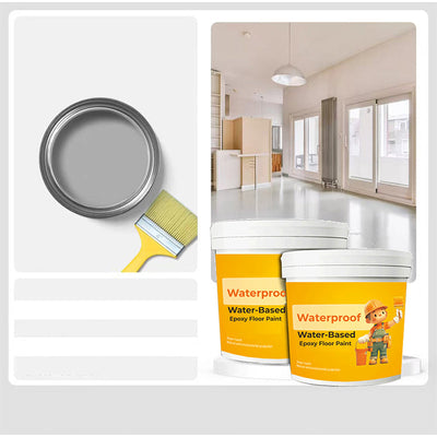 Water-Based Epoxy Floor Paint Waterproof Durable Indoor Outdoor Coating