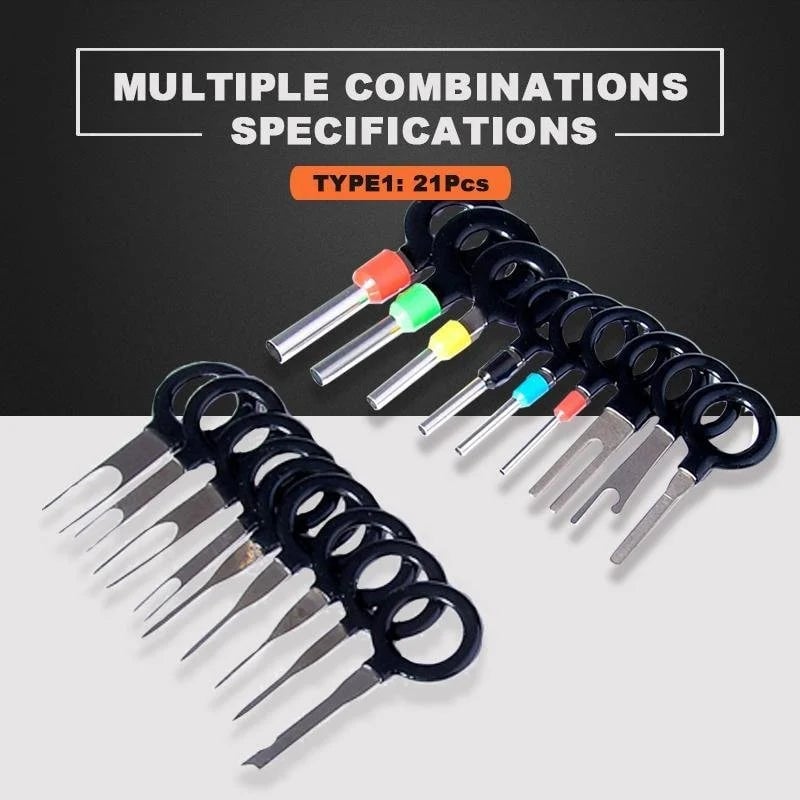 Terminal Removal Tool Kit For Easy Connector Terminal Extraction