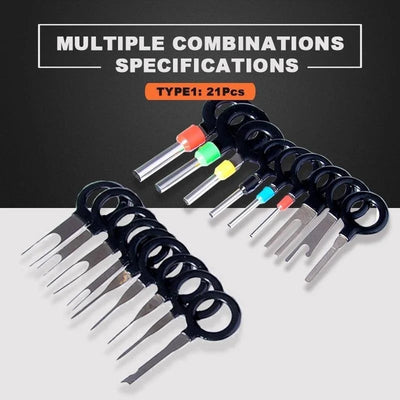Terminal Removal Tool Kit For Easy Connector Terminal Extraction
