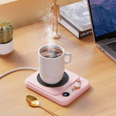 Milk Heating Warming Coaster With Digital Display Desktop Pad