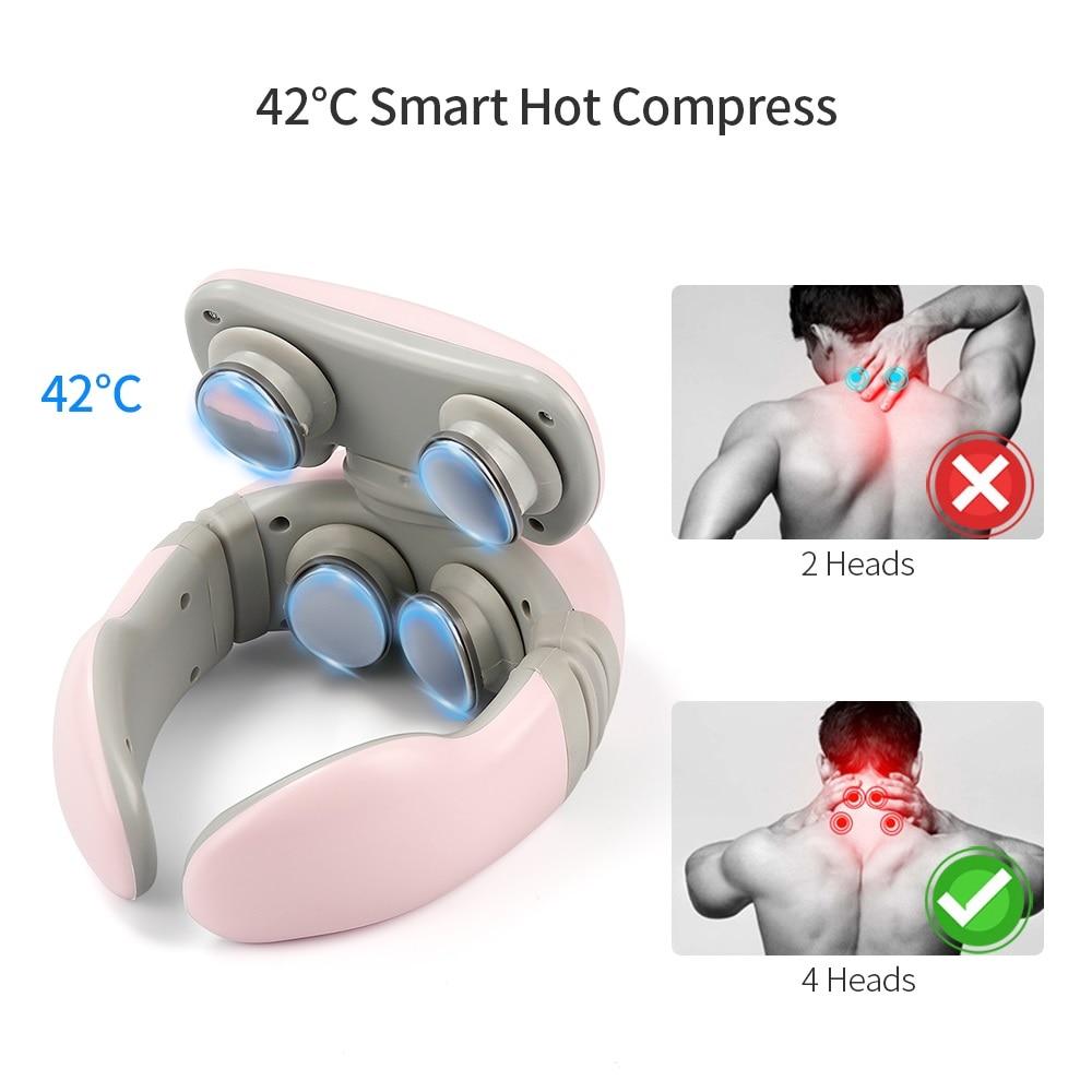Electric Neck Massager 4D Remote Control For Neck Pain Relief