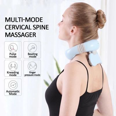 Electric Neck Massager 4D Remote Control For Neck Pain Relief