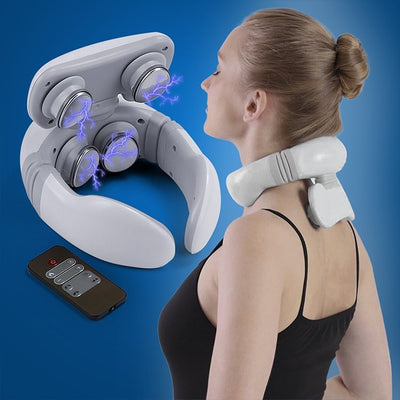 Electric Neck Massager 4D Remote Control For Neck Pain Relief