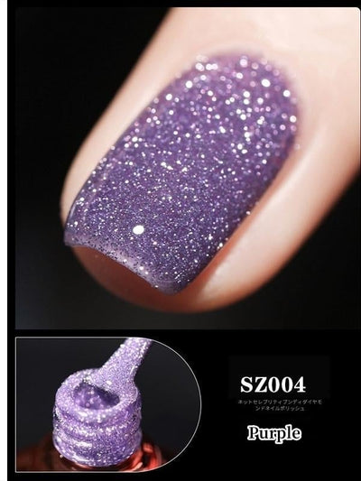 High Density Glitter Gel Nail Polish Sparkling Shine Colors