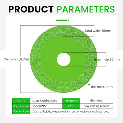 Eco Friendly Glass Cutting Disc With Precision German Craftsmanship
