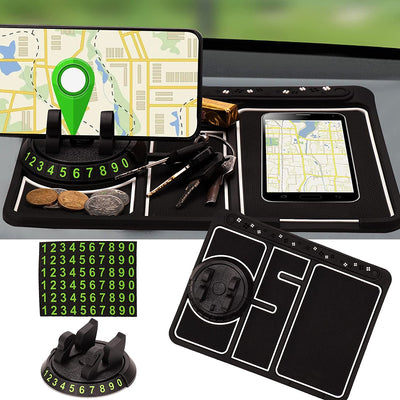 4-in-1 Non Slip Phone Holder For Car Dashboard And Windshield
