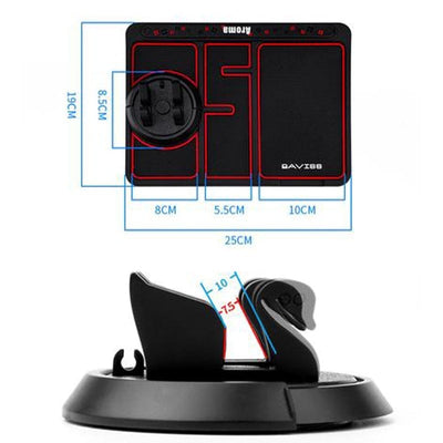 4-in-1 Non Slip Phone Holder For Car Dashboard And Windshield