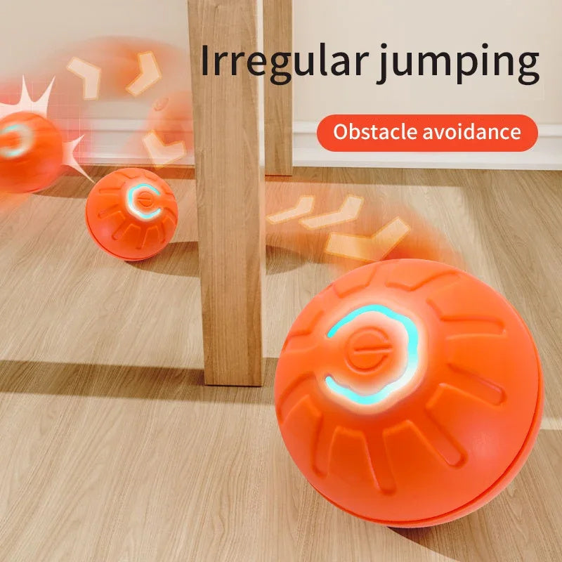 Interactive Pet Toy Ball Electronic Moving Playful Cat Dog Toy