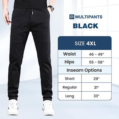 MultiPants Stretch Cargo Pants Durable Multi-pocket Workwear
