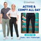 Unisex Quick Drying Stretch Pants Ultra Comfortable Lightweight