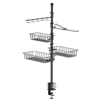 Outdoor BBQ Accessories Caddy 5-in-1 Grill Utensil Storage Rack
