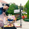 Outdoor BBQ Accessories Caddy 5-in-1 Grill Utensil Storage Rack