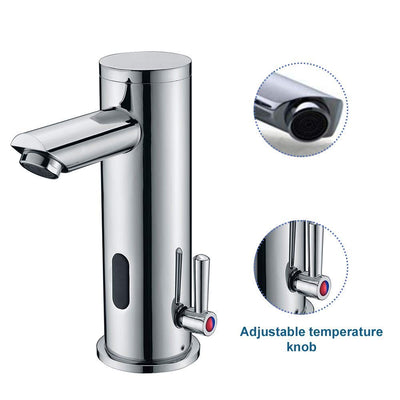 Automatic Sensor Touchless Faucet Motion Activated Hands-Free Bathroom Sink