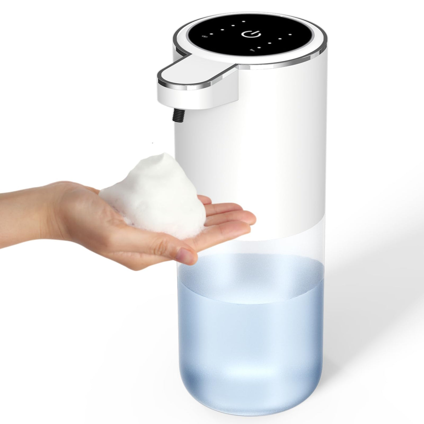 Touchless Automatic Soap Dispenser With Adjustable Foam And USB Rechargeable