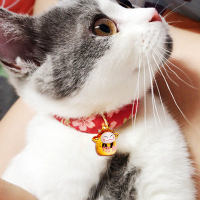 Cat Collar With Small Japanese Bell For Pets