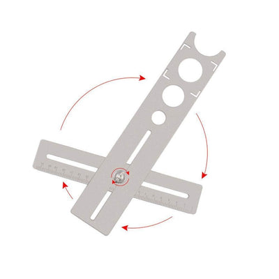 Tile Angle Measuring Ruler For Accurate Tile Cutting And Installation