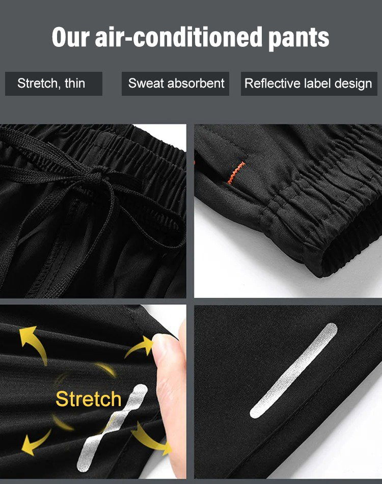Unisex Ice Silk Quick Drying Stretch Shorts Comfortable Lightweight