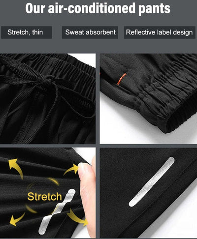 Unisex Ice Silk Quick Drying Stretch Shorts For Active Wear