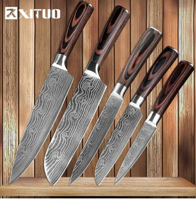 Carpenters Special Kitchen Knife Set 6 And 8 Piece Cooking Tools