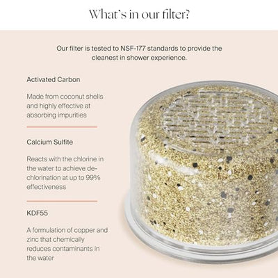 Shower Head Filter For Hard Water With Pressure Boosting Function