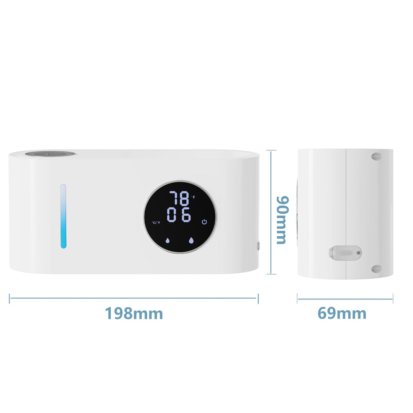 Touchless Soap Dispenser Wall Mounted 500ml Adjustable Waterproof