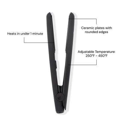 Ceramic Flat Iron Hair Straightener Fast Heating Smooth Styling Iron