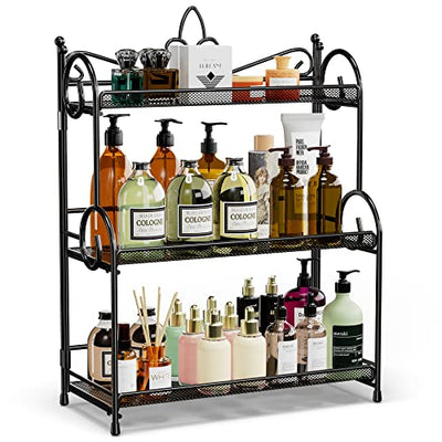 Countertop Organizer Rack Foldable For Bathroom Kitchen Bedroom Office