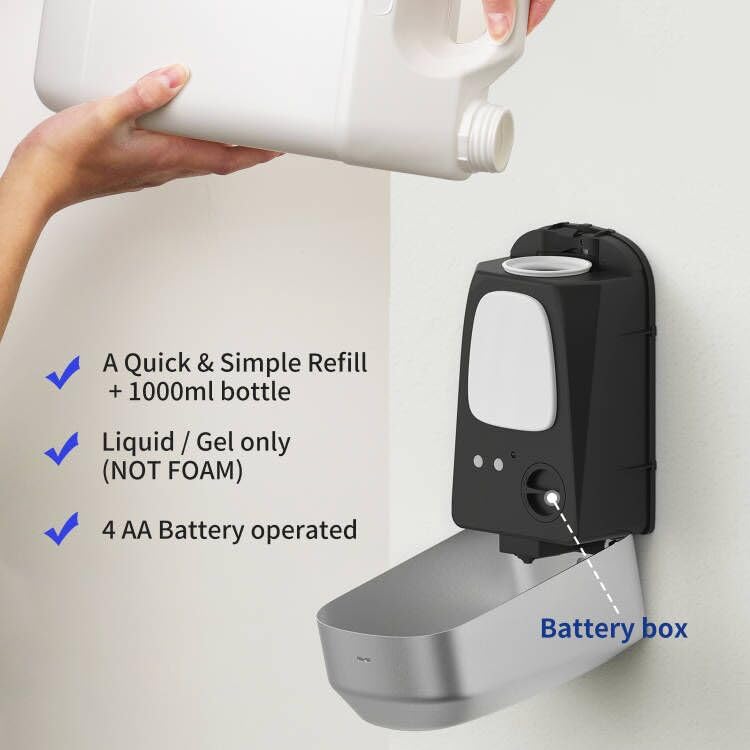 Automatic Touchless Soap Dispenser Wall Mount For Bathroom Kitchen