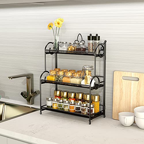 Countertop Organizer Rack Foldable For Bathroom Kitchen Bedroom Office