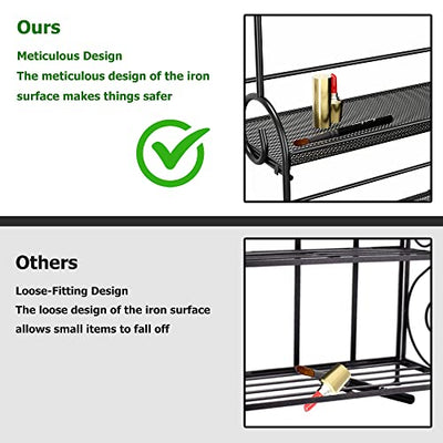 Countertop Organizer Rack Foldable For Bathroom Kitchen Bedroom Office