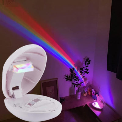 Rainbow Projection Lamp LED Night Light With 3 Modes For Kids Bedroom
