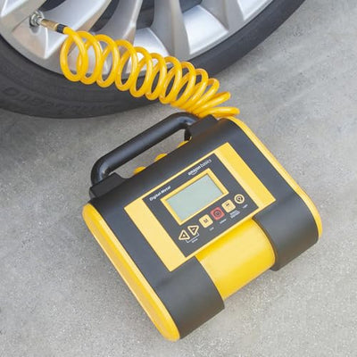 Amazon Basics Portable Tire Inflator Air Compressor Pump With Digital Gauge