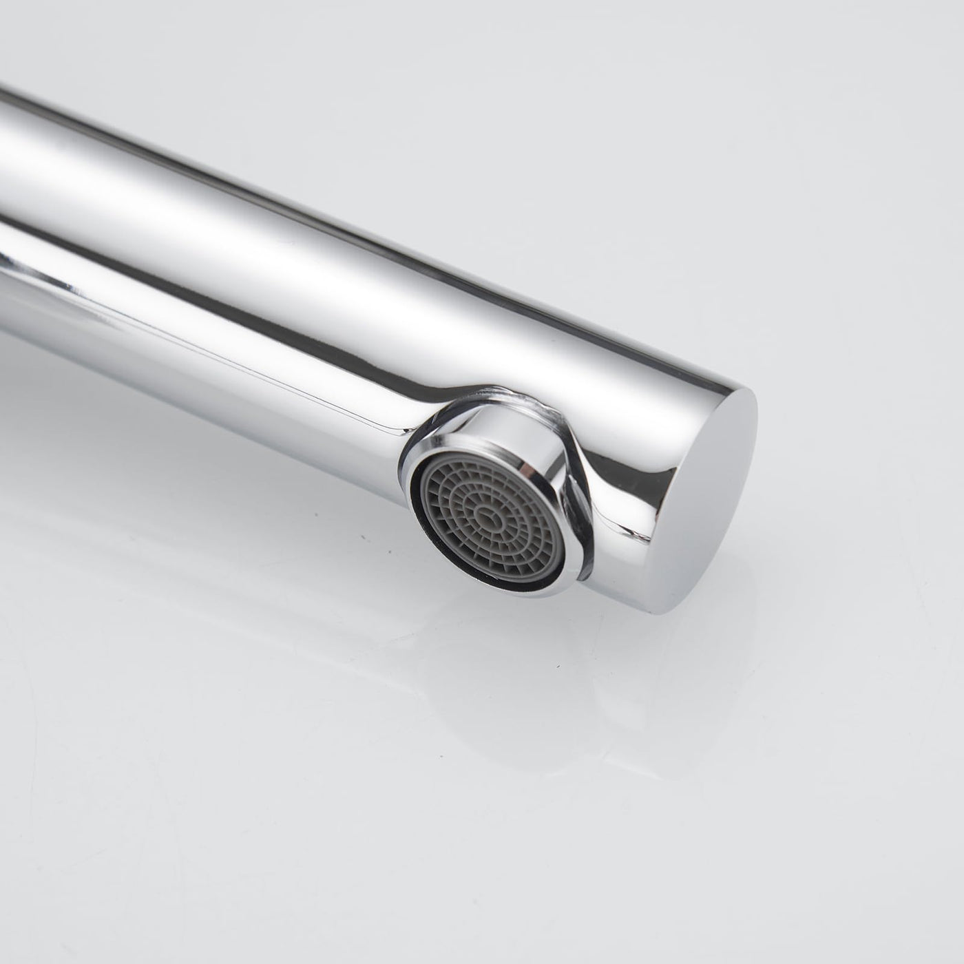 Chrome Touchless Bathroom Sink Faucet With Automatic Motion Sensor