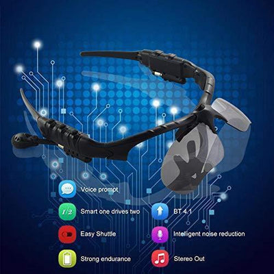 Wireless Polarized Bluetooth Sunglasses For Sports And Outdoor Use