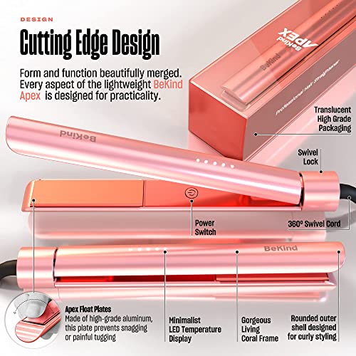 Bekind Apex Hair Straightener And Styling Flat Iron Combo