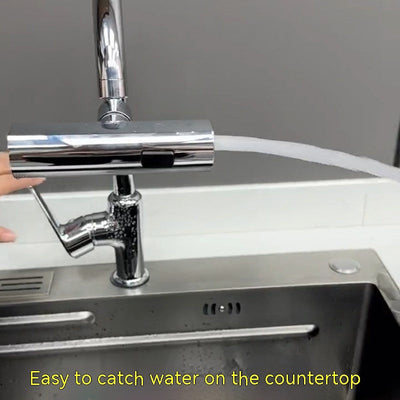Kitchen Faucet Waterfall Outlet Rotating Splash Proof Nozzle Extension