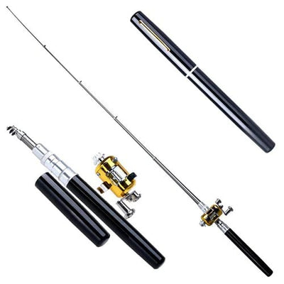 Pocket Fishing Rod Compact Lightweight Telescopic Travel Rod