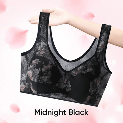Lace Cooling Comfort Bra Soft Breathable Wireless Design