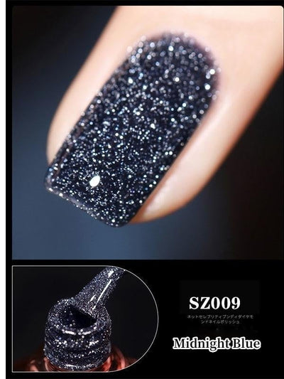 High Density Glitter Gel Nail Polish Sparkling Shine Colors