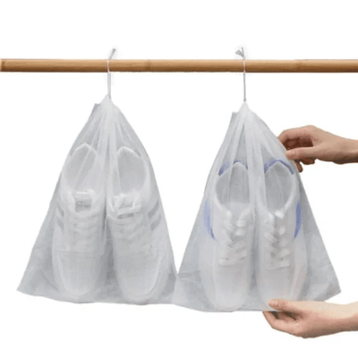 Reusable Drawstring Shoe Storage Bags For Travel And Organization
