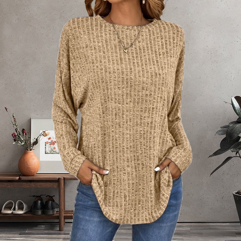 Casual Long Sleeved Top Stylish Comfortable Everyday Wear