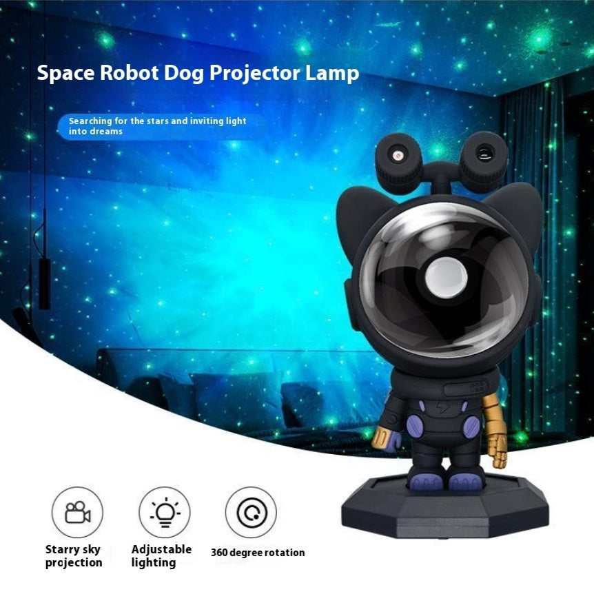 Cosmo Dog USB Starry Sky Projection Lamp Ambient Night Light